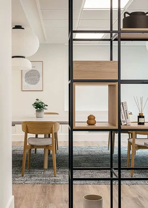 Contemporary flexible workspace interior